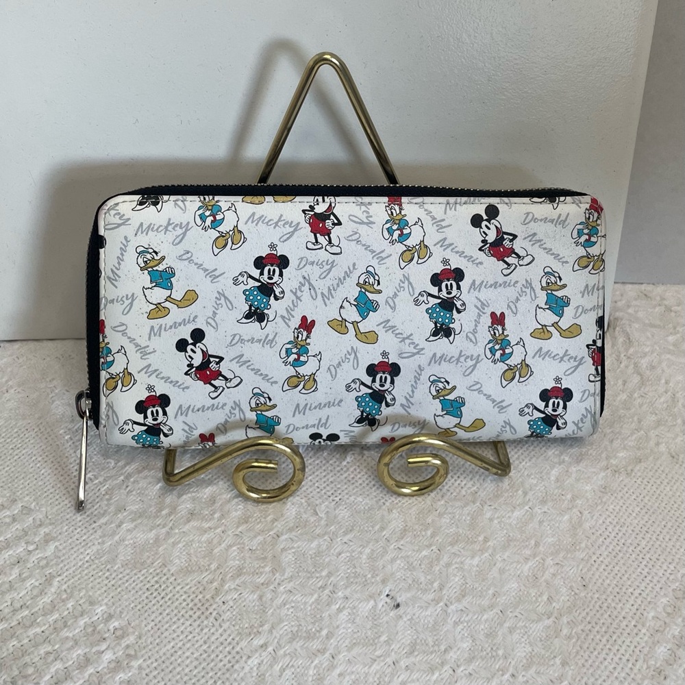 Loungefly Disney Characters  Print Wallet‎ - White and Multicolor - Picture 10 of 11